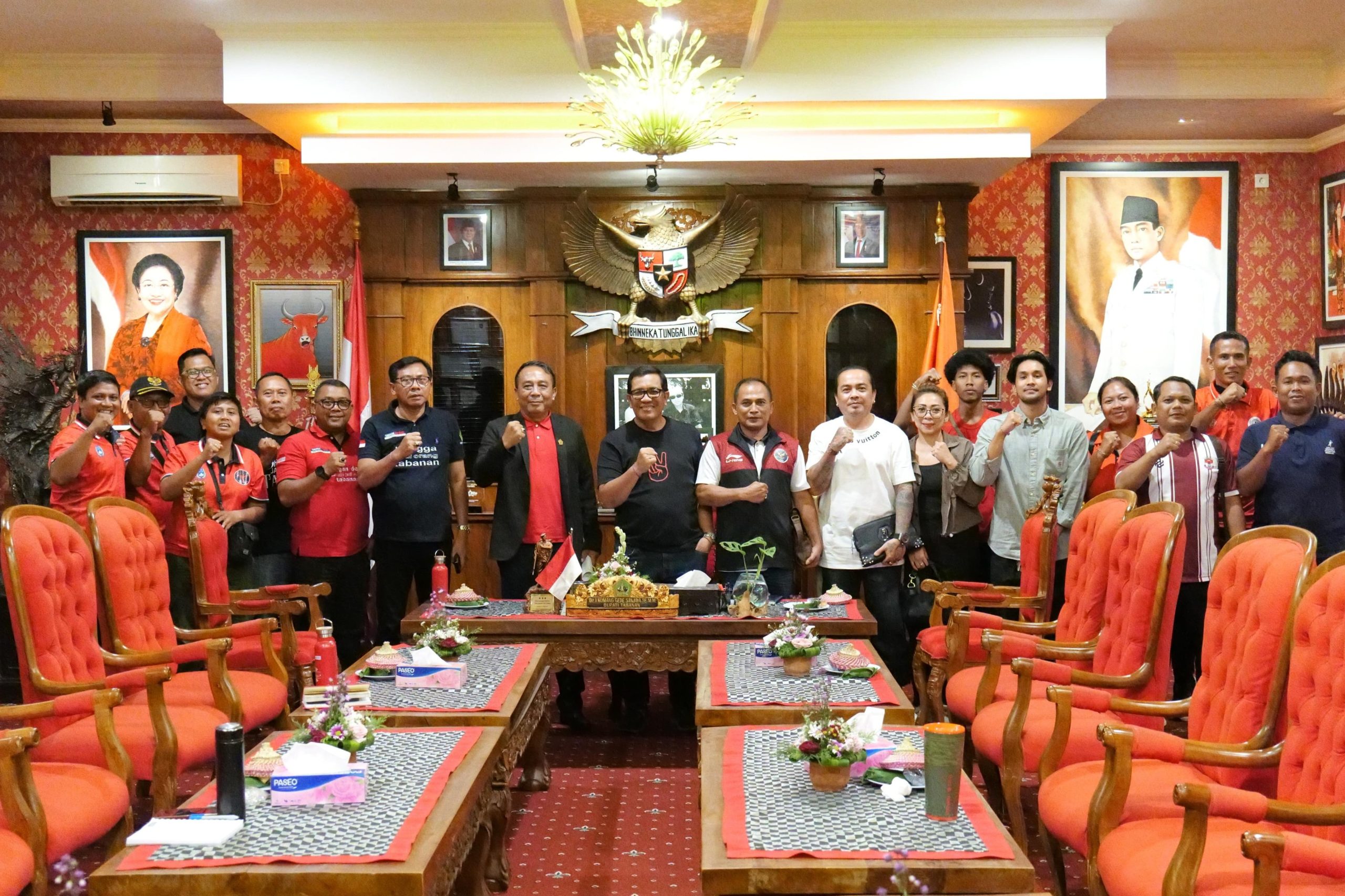 Ketua KONI Tabanan Dampingi Askab PSSI dan Panitia Futsal Audiensi dengan Bupati Tabanan Bahas Persiapan Kejuaraan Futsal Bupati Tabanan Cup 2025