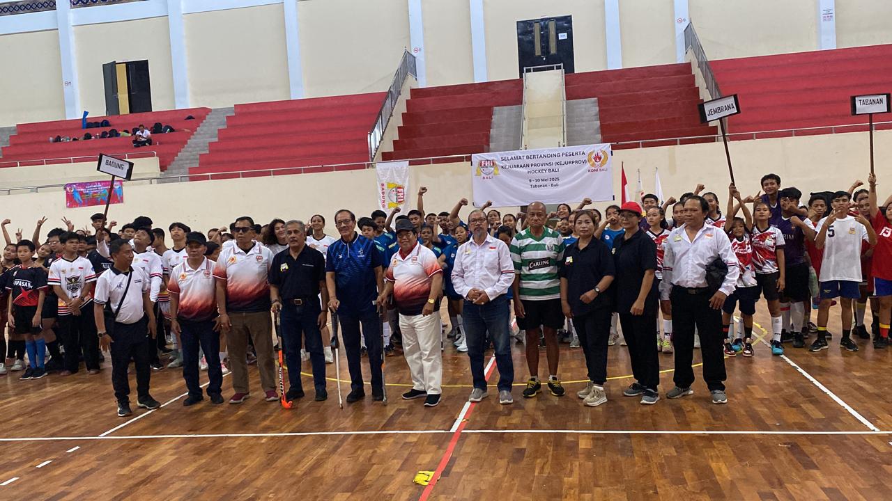 Wakil Ketua KONI Tabanan Hadiri Pembukaan Kejurprov Hockey Bali 2025