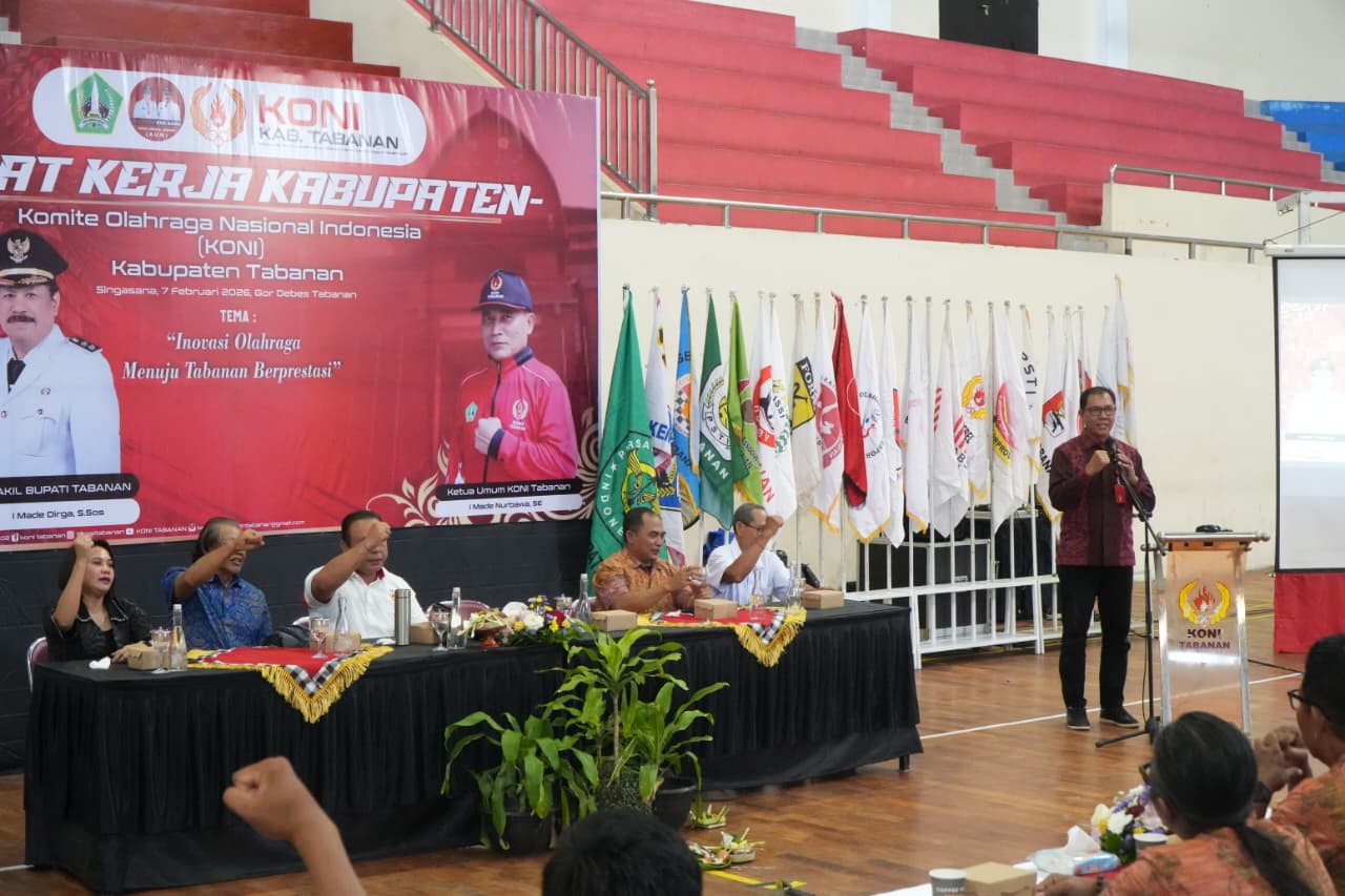 Rakerkab KONI Tabanan 2026 Resmi Dibuka, Matangkan Strategi Menuju Porprov Bali 2027 dan PON 2028