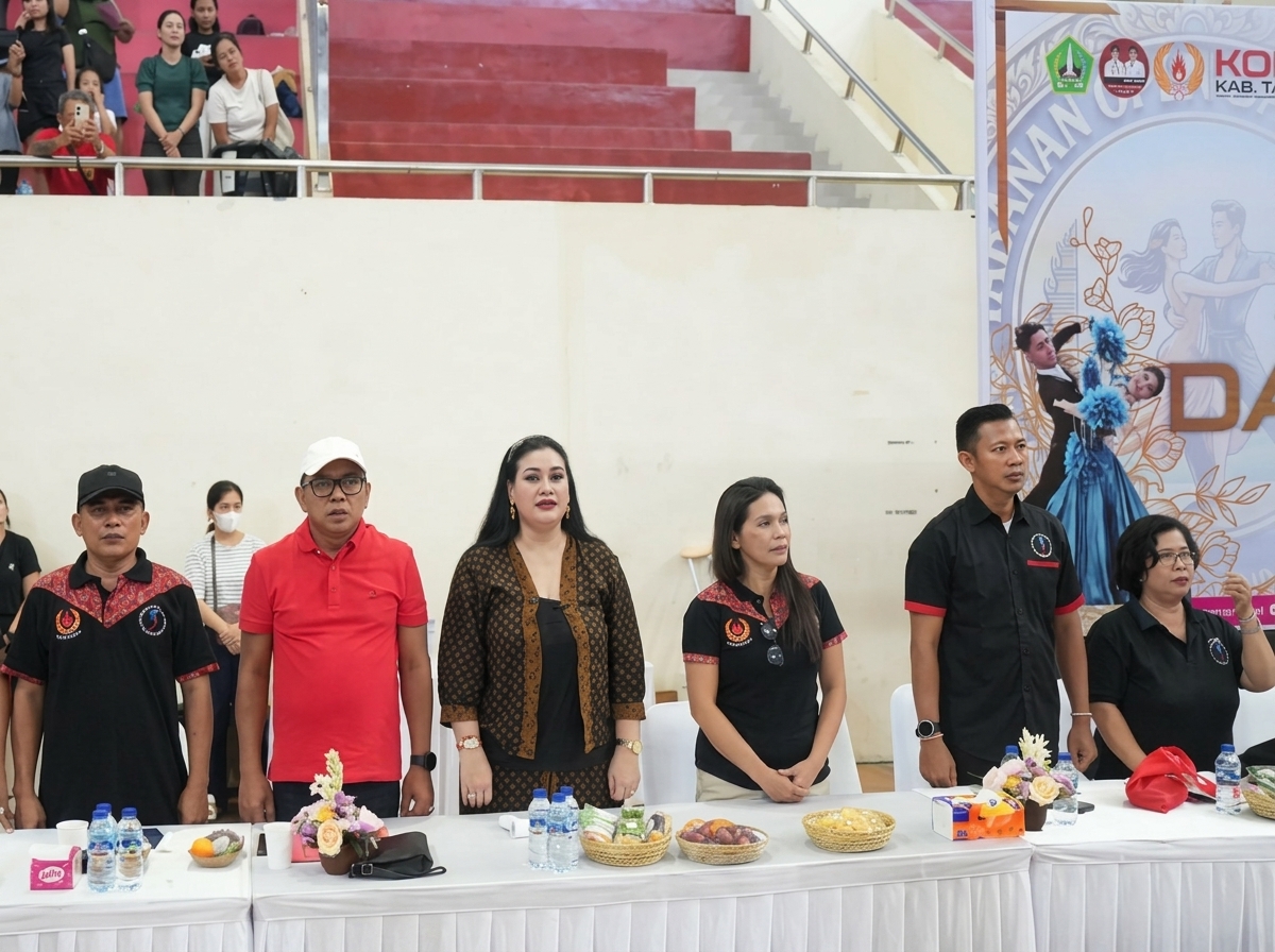 Tabanan Open III Dancesport 2026 Resmi Dibuka, Jadi Ajang Pembinaan Menuju PORJAR Bali 2026
