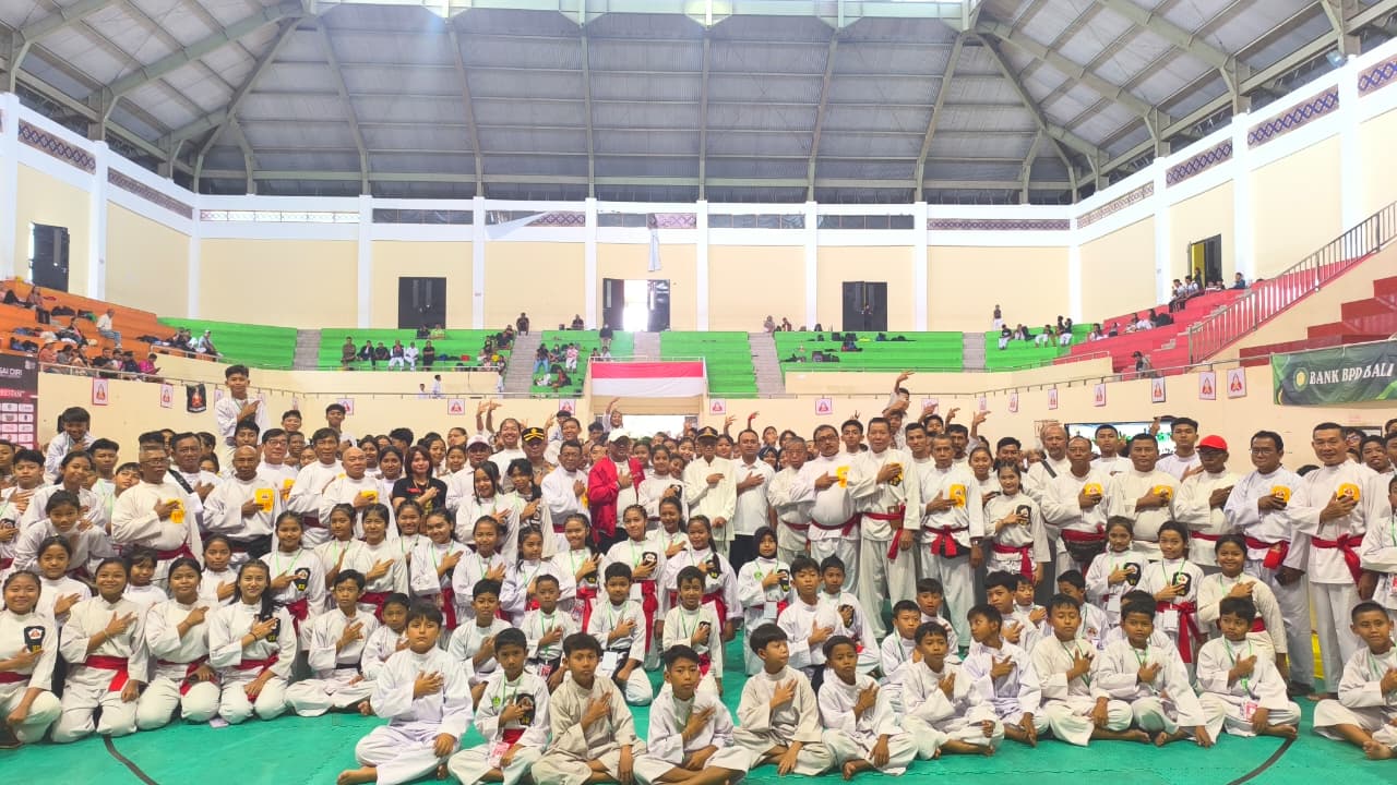 Ketua KONI Tabanan Hadiri Pembukaan Perisai Diri Open Tournament II Tahun 2026, Diikuti 400 Atlet se-Bali