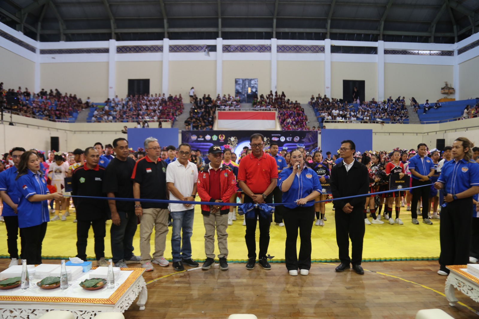 Ketua KONI Tabanan Hadiri Pembukaan The A Team National Cheerleading Championship (TATNCC) 2026 di GOR Debes