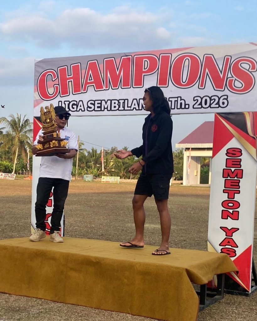 Ketua KONI Tabanan Hadiri Penutupan Liga Sembilan Semeton Yas, Team Seribu Buruan Juara
